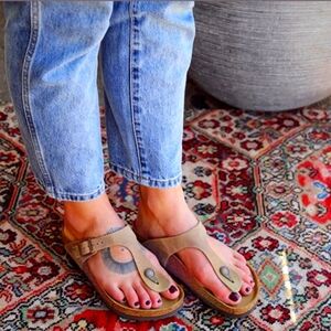 🌺Birkenstock Gizeh Birko-Flor Sandals Green